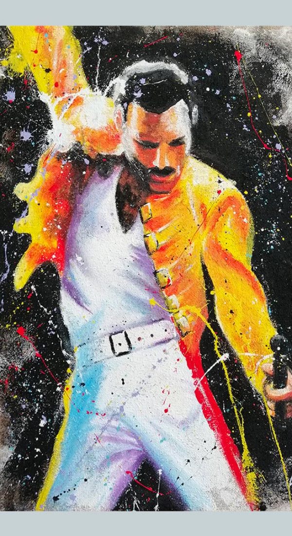 pop-art-Freddie-Mercury-Queen-corniciequadrime